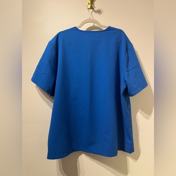 Figs Leon Three-Pocket Scrub Top In Royal Blue Size XXL - Picture 6 of 6